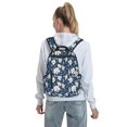 thumbnail image 5 of Yiaed Lilies Flowers Print Lightweight Backpack Travel Backpacks Hiking Daypack for Women Men, 5 of 5