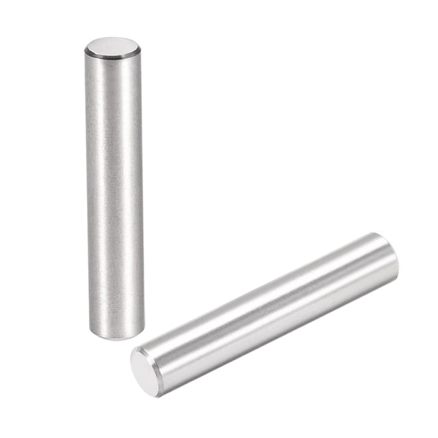 Pasador 6 mm x 35 mm, Clavijas de Acero Inoxidable 304, Estantes de Apoyo, Pasadores de Madera para Literas, Tono Plateado 15 Piezas