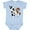 AE-Light Blue, variant on I'm One-cowboy Riding Horse Birthday Boys Baby Bodysuit