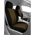 thumbnail image 2 of CalTrend Front Sport Buckets SportsTex Seat Covers for 2022-2022 Toyota GR86 - TY586-06GG Beige Insert with Black Trim, 2 of 3