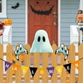 thumbnail image 4 of TOPRenddon Halloween Fence Peepers - 12" Scary Hollow Cutouts | Outdoor Decoration Set with Ghost, Skeleton & Pumpkin Designs for Yard Haunting, 4 of 9