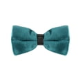 thumbnail image 1 of CORBATA DE LAZO AJUSTABLE DE VELVET INSPIRAR CHIC PARA EL DÍA DEL PADRE, TAMAÑO ÚNICO, TEAL, PARA PROM Y BODA, 1 of 4