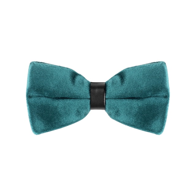 CORBATA DE LAZO AJUSTABLE DE VELVET INSPIRAR CHIC PARA EL DÍA DEL PADRE, TAMAÑO ÚNICO, TEAL, PARA PROM Y BODA