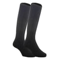 thumbnail image 2 of Lovely Annie Unisex Children 3 Pairs Knee Length Wool Socks Size 4-6Y(Black), 2 of 3