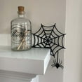 thumbnail image 2 of Letrero de esquina de puerta de Halloween, araña de bruja de madera, decoración de Halloween, letrero de bruja de Halloween, decoración de otoño, 2 of 9