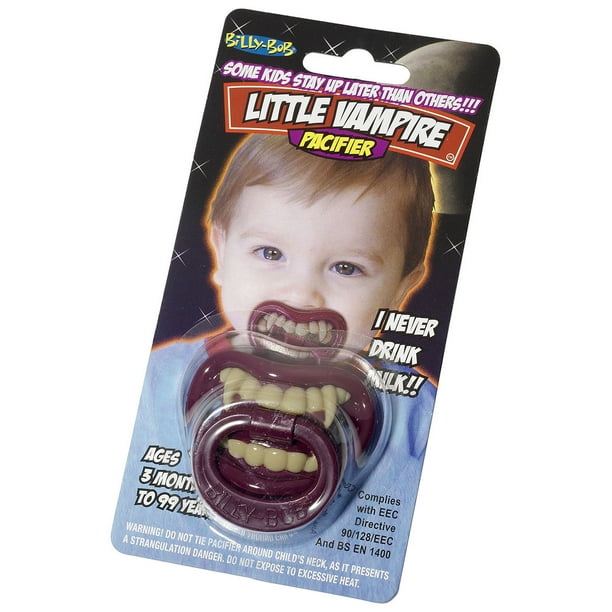 Little Vampire InfantToddler Pacifier, OneSize, Red