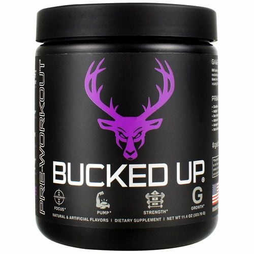 Bucked Up Pre Workout Grape Gainz 30 Servings DAS Labs Walmart