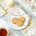 thumbnail image 4 of AURIGATE Easter Chicken Ceramic Dinner Plate, Pink Embossed Chicken Heart Pattern Serving Plate for Spring Dessert Appetizer, 4 of 6