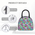 thumbnail image 4 of Haiem Succulents Printed Lunch Bag Women, Lunch Box Lunch Bag for Women, Small Leakproof Cute Lunch Tote Large Capacity Reusable Insulated Cooler Lunch Container, 4 of 6