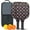 Pioneer Flower Floral-3, variant on Pickleball Paddles Set,Pioneer Flower Floral Print Pattern Fiberglass Surface Pickleball Racket Set with 2 Indoor Outdoor Pickleball Balls and Pickleball Bag,Pickle-ball Equipment