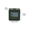 thumbnail image 3 of Binwennn High Precision Digital Display Inclinometer Slope Protractor Angle Ruler Inclinometer 1pc Welding Screen with Frame Floor Beam Folding Angle Protractor Stainless Steel Weight Measuring Cup, 3 of 7