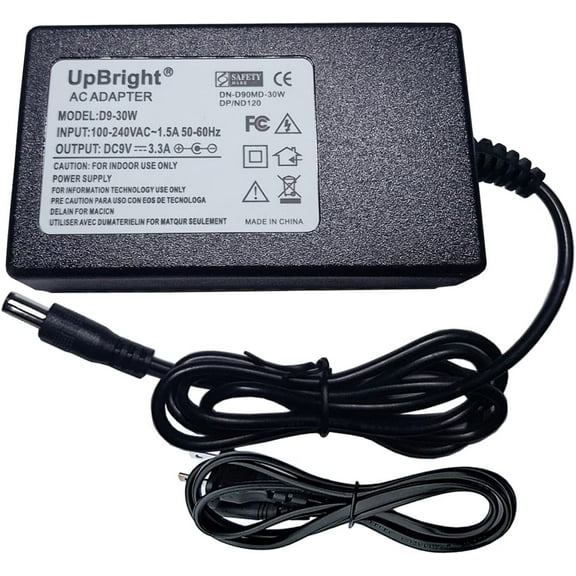 9V AC/DC Adapter for B-rady M210 M210-AC M210AC M210-LAB M210-Pwr-Kit P/N 793ET9 793EU0 793EU1 EA1024F2-090 Portable Label Printer 9VDC 9 V Power Supply Cord Battery Charger