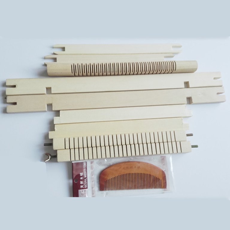 YYANGZ Weaving Tool Kit, Stainless Steel Weaving Comb, Open Knot Tassel Comb,  Machine Accessories for DIY Craft, Tapestry Weaving