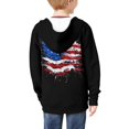 thumbnail image 3 of DISNIMO American Flag Hoodie Kids 4 of July Hoodie Girls Hoodies Zip Up Boys Sweatshirt Hoodie Sweatshirt for Girls Full Zip Hoodie Jacket Kids Hoodie Jackets Coat Hoodie Little Kids 6-7 Clothes, 3 of 7