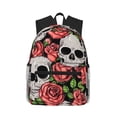 thumbnail image 1 of Easygdp Skull and Roses Mochila Casual para Portátil, Mochila para Escuela, Viajes, Negocios, 1 of 6