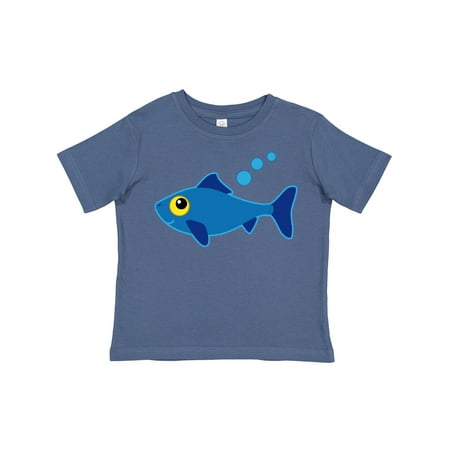 

Inktastic Fishing Blue Fish Gift Toddler Boy or Toddler Girl T-Shirt
