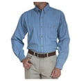 thumbnail image 2 of Wrangler mens Denim button down shirts, Denim, XX-Large Tall US, 2 of 2