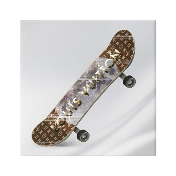 Stupell Industries Dazzling Fashion Brand Moon Pattern Skateboard Design Graphic Art Gallery Wrapped Canvas Print Wall Art, Design by Ziwei Li
