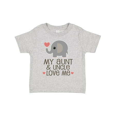 

Inktastic Aunt and Uncle Love Me Nephew Gift Toddler Boy or Toddler Girl T-Shirt