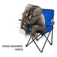 thumbnail image 4 of Sillas Plegables CJR 6 Piezas Azul para Playa Campamento y Exteriores, 4 of 9