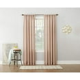 thumbnail image 2 of No. 918 Daniela 1-Piece Linen Blend Semi-Sheer Rod Pocket Curtain Panel, 54"x95", Blush, 2 of 7