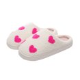 thumbnail image 5 of Wensltd Women's House Cotton Slippers Warm Trendy Anti-Skid Fuzzy Memory Foam Shoes for Women Indoor Outdoor, 5 of 9