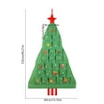 thumbnail image 3 of ChicYu Christmas DIY Advent Calendar Advent Calendar with Pockets Hanging Reusable Countdown Calendar Easy to Hang and Use​, 3 of 5