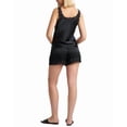 thumbnail image 2 of Josie Natori womens  Rose Parfait Silk Tank, xs, Black, 2 of 3