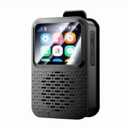 Portable Speaker with Touch Screen, Alarm Clock, Hi-Fi Sound for Outdoor Indoor Use