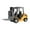 As show, variant on Rourlinge 1:64 Alloy Forklift Toy with Bluetooth Remote Control 2.4G Wireless 3 Speed Construction Vehicle Model for Adults Collectors Gift