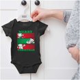 thumbnail image 2 of Garfield Merry Christmas Cartoon Baby Romper Boys or Girls, 2 of 6