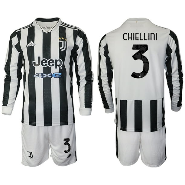التوم Men 2021-2022 Club Juventus home white Long Sleeve 3 Adidas Soccer Jersey التوم