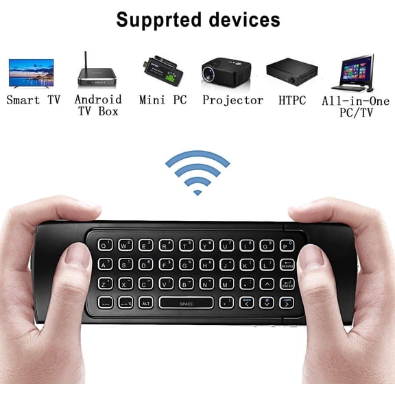 PYYAN-Air Mouse Remote,MX3 Pro 2.4G Wireless Mini Keyboard with IR-Learning Function, Remote for Android TV Box/Smart TV/Projector