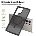 thumbnail image 4 of ELEHOLD Case for Samsung Galaxy S24 Ultra, Shockproof Magnetic Skin-Feel Case,Compatible with Wireless Charging,Blue, 4 of 6