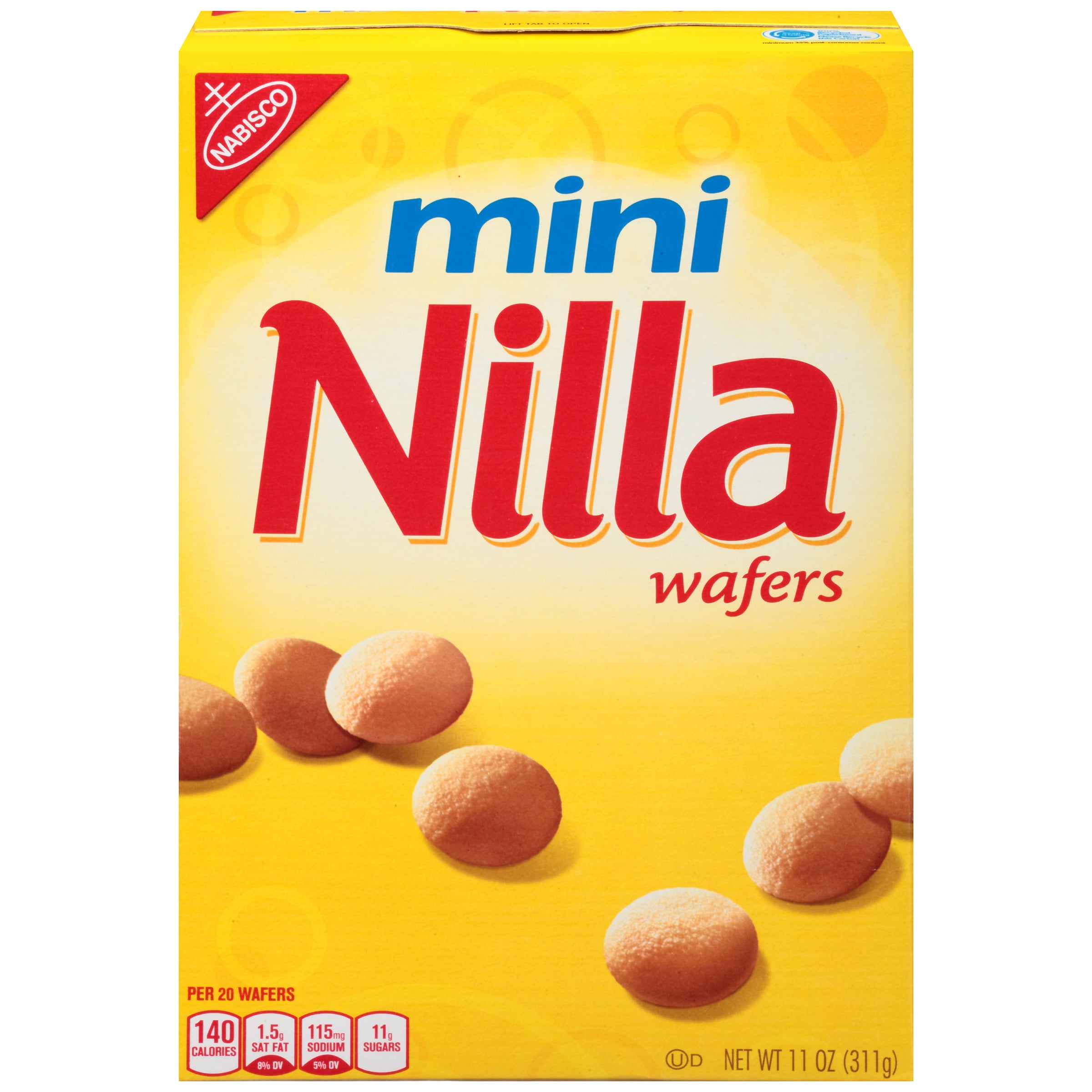 Nilla Wafers Mini Vanilla Wafer Cookies, 11 oz Box