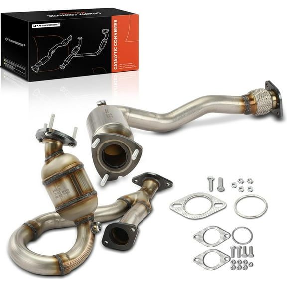 A-Premium Front 2-PC Catalytic Converter Kit Direct-Fit Compatible with Chevrolet Malibu 2008-2012 & Pontiac G6 2007-2009 & Saturn Aura 2007-2009, 3.6L, EPA Compliant
