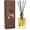 Golden White Flower, variant on Reed Diffuser Set Vintage Rectangular Bottle Gold White Flower Scent, Reed Diffusers 6.76 fl oz for 120 Days Narrow Spaces, Flower Reed Diffuser Long Lasting for Bathroom, Office, Shelf