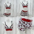 thumbnail image 3 of Sanrio-Lencería de Hello Kitty para parejas, ropa interior Sexy de Anime Y2K picante para chicas, traje de sujetador elástico cómodo, 2023, 3 of 4