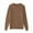 Brown, variant on Iugvhana Crewneck Sweater for Men Cable Knit Casual Slim Fit Pullover Sweater Vintage Loose Trendy Long Sleeve Knitted Sweater Tops Beige M
