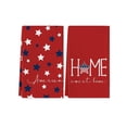 thumbnail image 1 of EGNMCR 2PC Independence Day Themed Kitchen Dishes Towels/Hand Towels Highly Absorbent Patriotic Decorative Dishes Towels For Home Suitable For Cooking And Baking Polyester fiber towels, 1 of 5