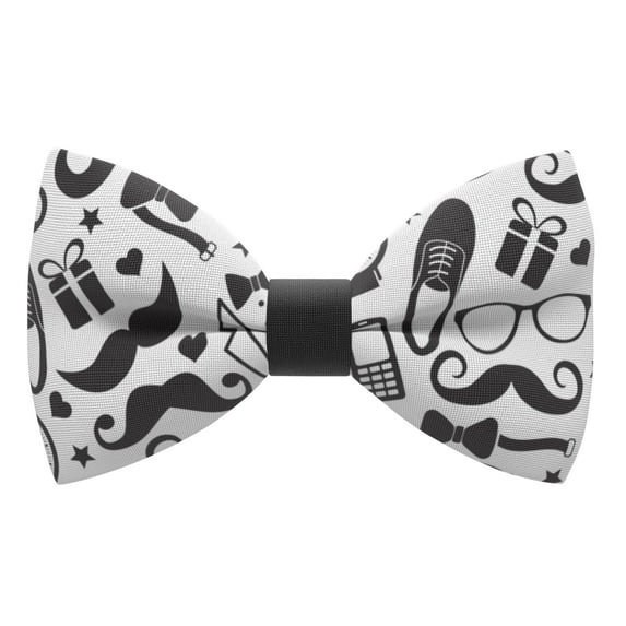Bow Tie House Hipster Barber Shop Bow Tie Pre-Tied Unisex (Medium, Gentlemen)