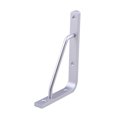 thumbnail image 4 of unbranded 2Ud Soportes De Pared De Aluminio Plateado Con Esquinas Redondeadas Para Estantes Y Seguros, 4 of 8