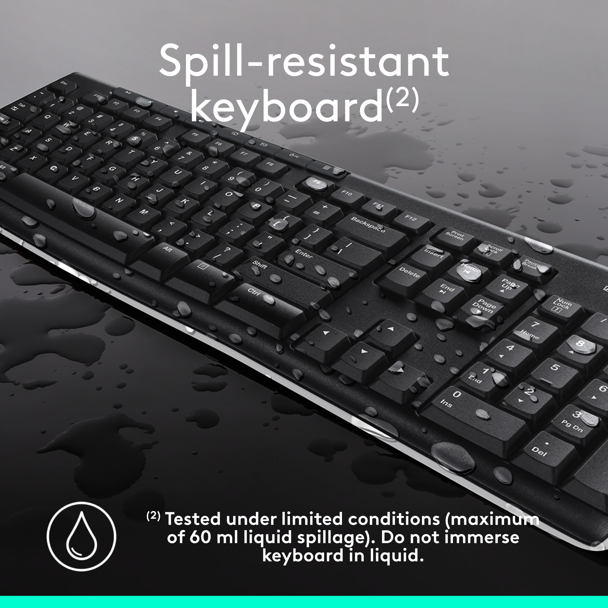 Logitech K270 Wireless RF USB Keyboard photo 7