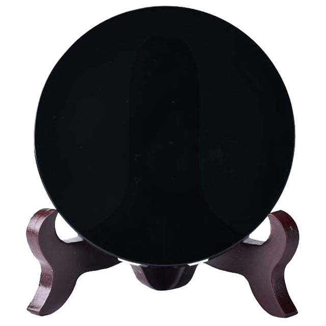 1 juego de espejo de adivinación negro, espejo decorativo, adorno de espejo, decoración para el hogar