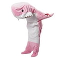 thumbnail image 4 of Wearable Shark Blanket Adult Soft Hoodie Shark Cosplay Home Pyjamas New R4K4, 4 of 9