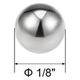 thumbnail image 2 of Uxcell Billes de Roulement Pouces Acier Inoxydable 304 G100 Billes de Précision 1/8 Pouces, 2 of 3