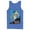 Royal Blue, variant on Men's Justice League Stars And Stripes Poster Tank Top Red Medium