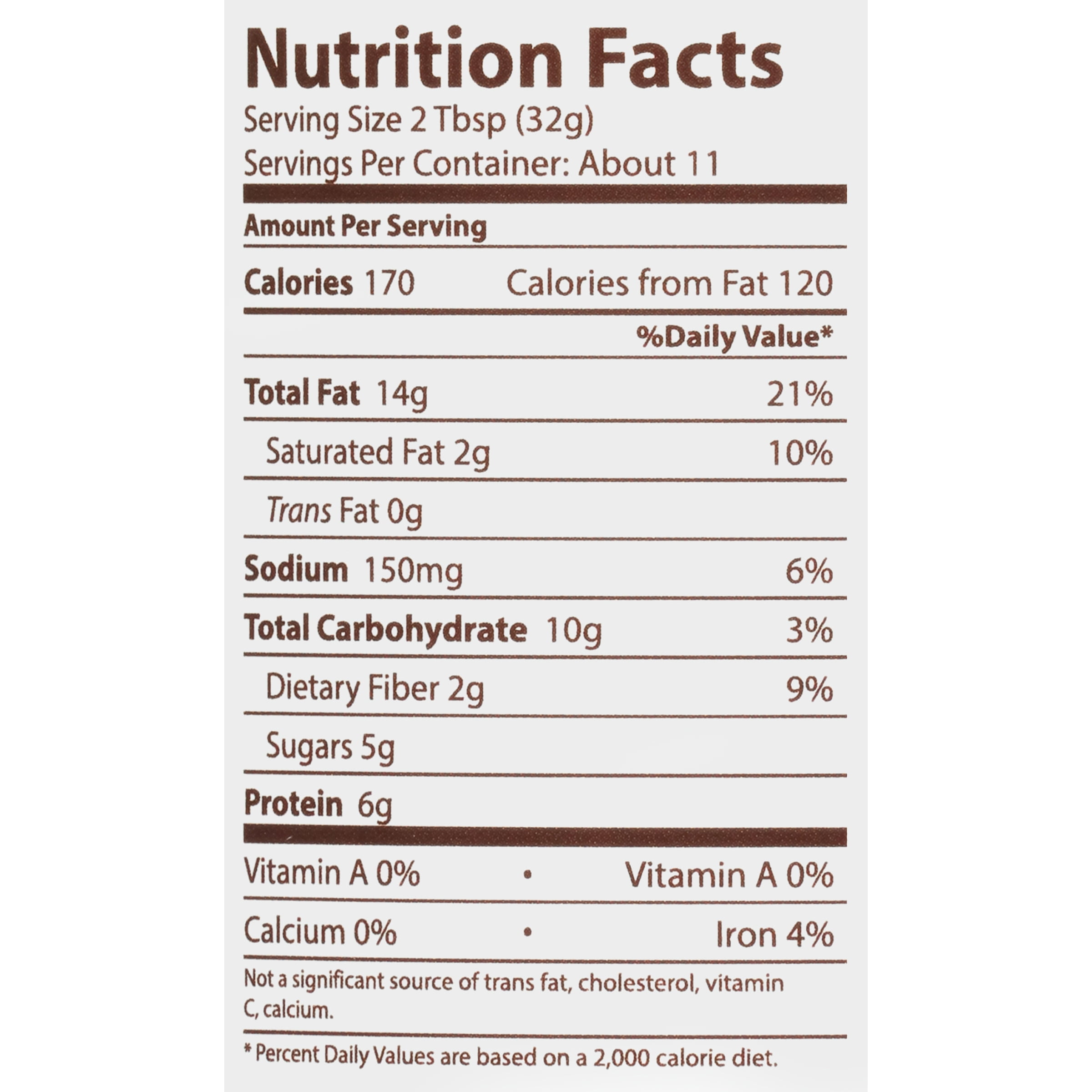 Bliss Nut-Butters All Natural Peanut Butter with Chia Seeds, 12 oz