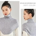 thumbnail image 4 of Weflink Winter Neck Warmer Shawl High Collar Pullover Design Soft Shoulder Accessory, 4 of 20