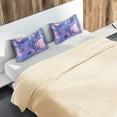 thumbnail image 5 of Yayeee Pillowcase Standard Size Set of 2 Satin Wrinkle Resistant Pillow Case, Cat Walking in Street, 5 of 7